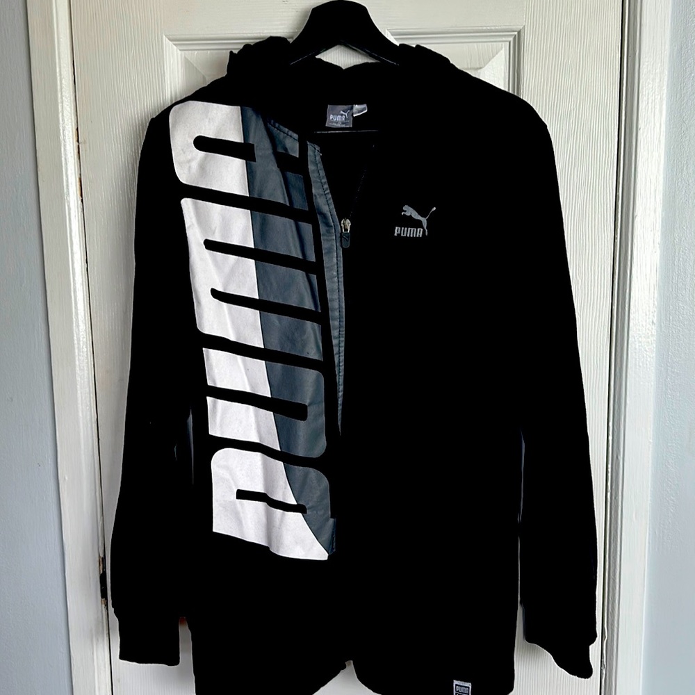 PUMA YOUTH US XL (18-20) Big Logo Full Zip Hoodie